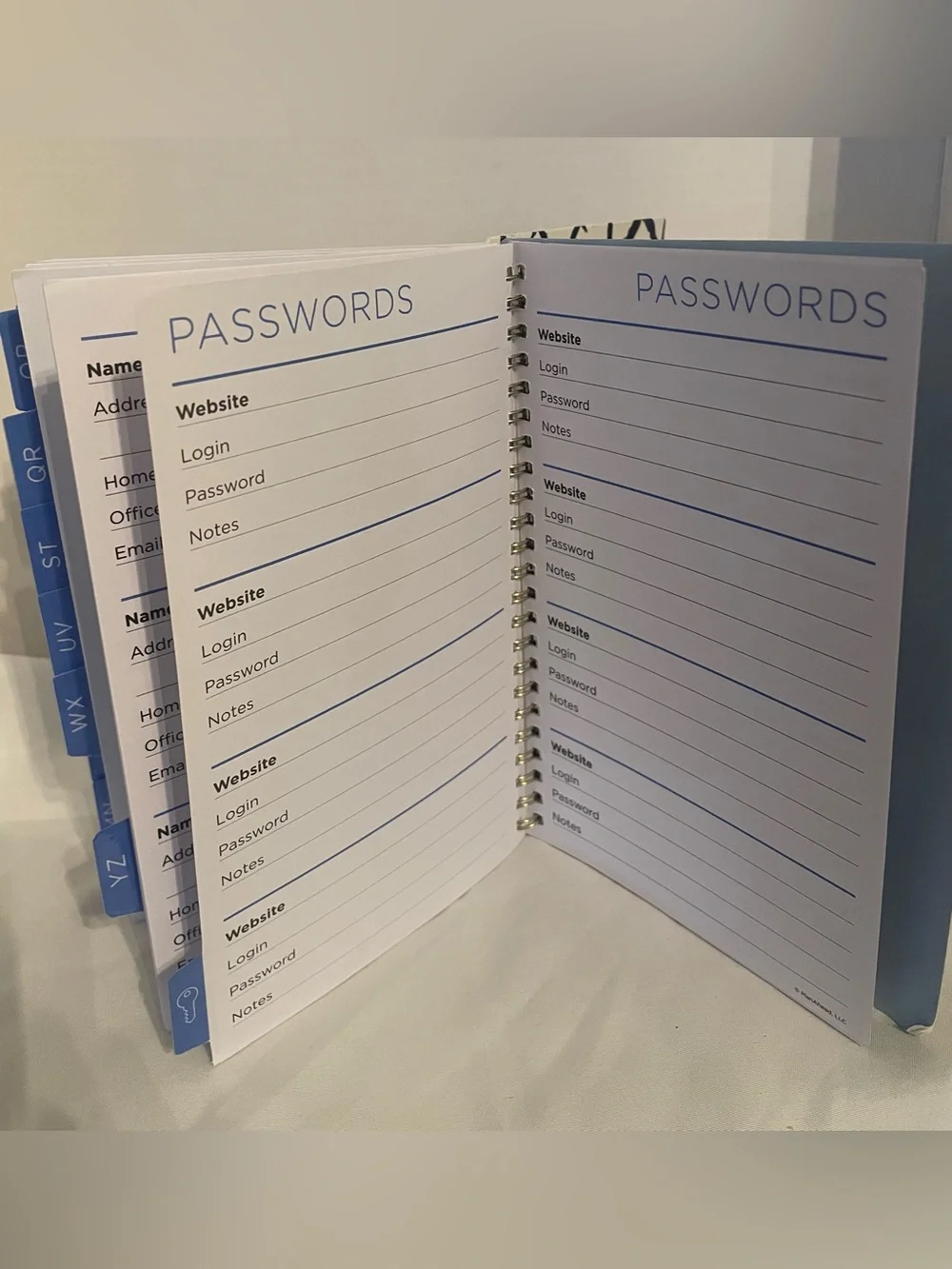 PlanAhead “See It Bigger” Large Print Phone/Address/Password Book – spiral bound